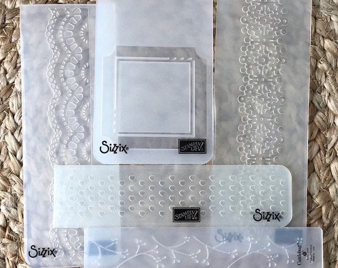 Stampin' up Embossing Folders, Cuttlebug Embossing Folder, Stampin' up