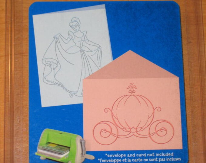 Disney Cinderella Embossing Folder Set Cuttlebug Embossing Etsy