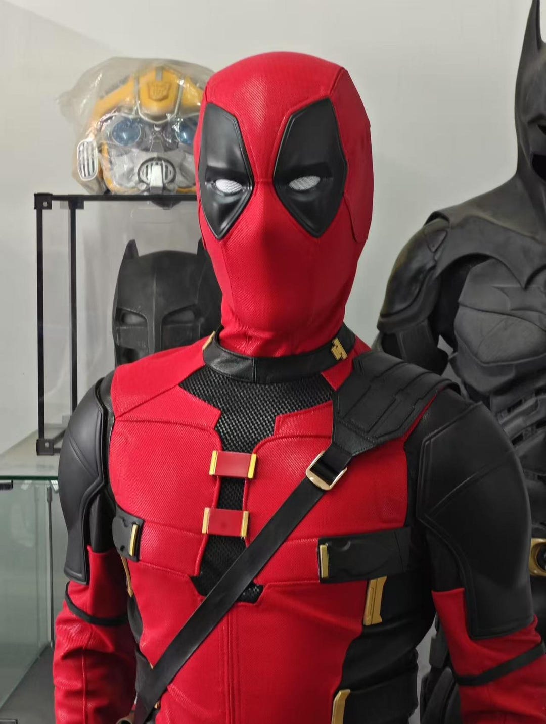 Deadpool Cosplay Mask 3D Printed Helmet, Replaceable Lenses, High ...
