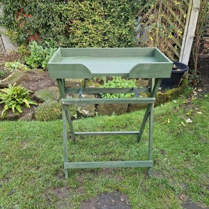 Gardener's Potting Tray on Folding Stand - Etsy