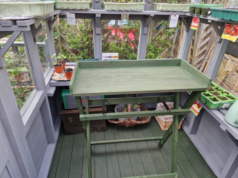 Gardener's Potting Tray on Folding Stand - Etsy