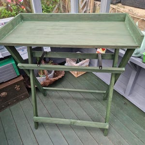 Gardener's Potting Tray on Folding Stand - Etsy
