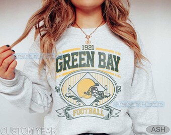 Green Bay Football Sweatshirt Crewneck tshirt, Green Bay football Tee, Football Fan shirt, Green Bay football gifts, Game Day Crewneck