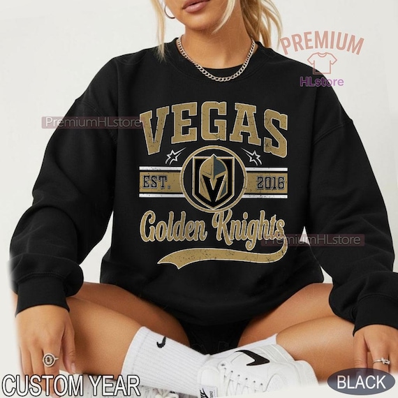 Vintage Vegas Golden Knight Sweatshirt, Vintage Vegas hockey shirt, Vegas Hockey shirt, Youth sweater hockey, Vegas Sweater