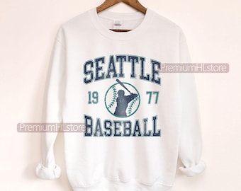 Seattle Baseball sweatshirt crewneck, Seattle baseball Tee, Vintage Baseball Crewneck, Seattle baseball Tee, Custom Baseball Tee