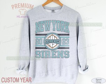 New York Sirens Sweatshirt, Vintage Sirens Crewneck, New York Hockey Fan shirt,  Hockey Women Sweatshirt,  Retro 90s Sirens Sweatshirt