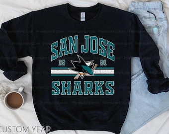 San Jose Hockey Sweatshirt | San Jose Sharks Sweatshirt | San Jose Hockey youth shirt |San Jose Sharks Sweatshirt Crewneck