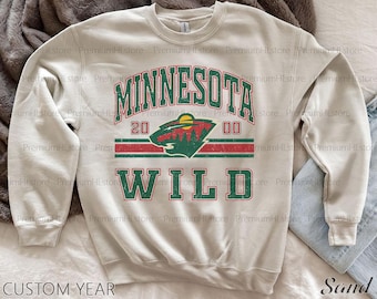 Minnesota Hockey Sweatshirt | Minnesota Wild Sweatshirt | Minnesota Hockey youth shirt |Minnesota Wild Sweatshirt Crewneck
