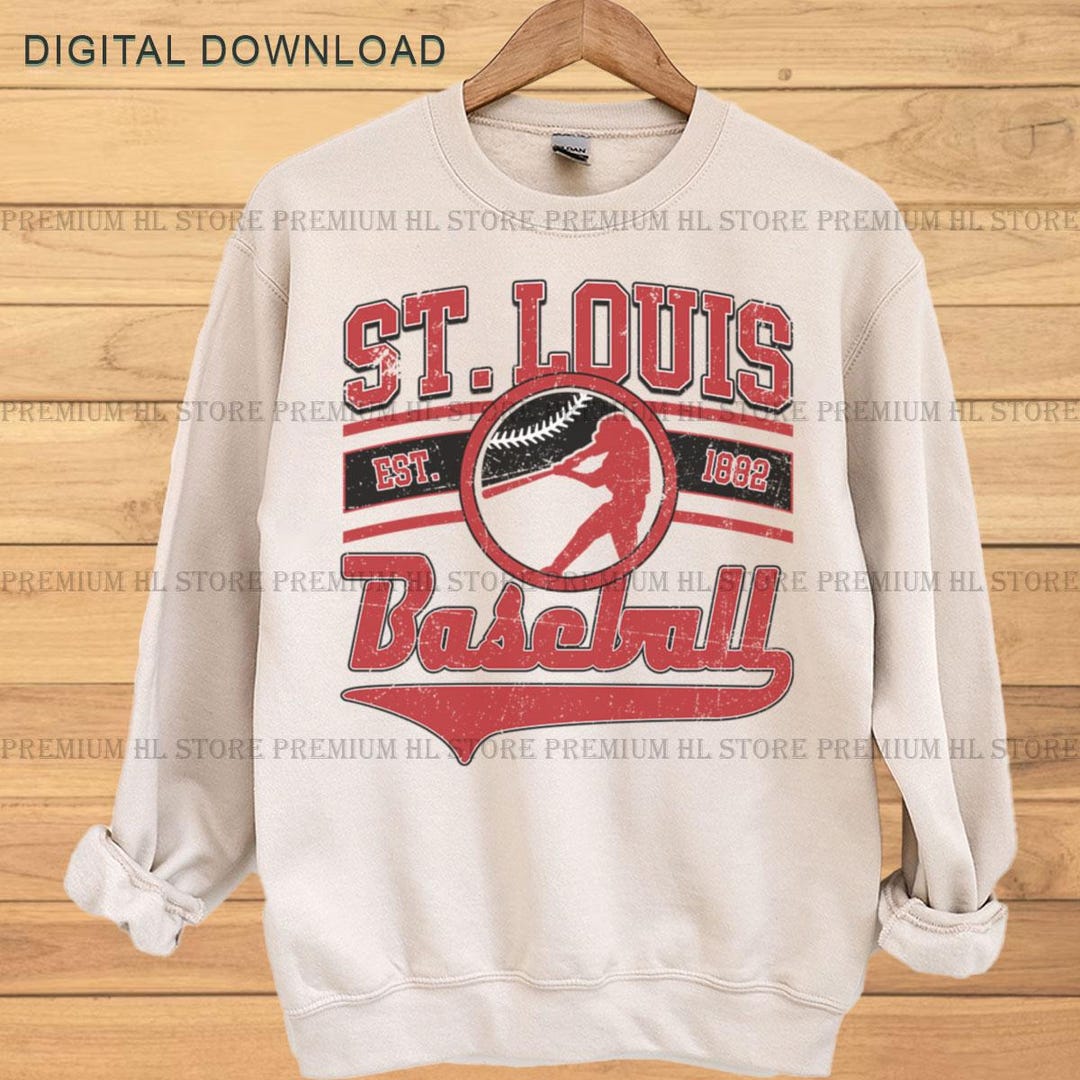 St. Louis Baseball Png | Vintage St. Louis Baseball PNG| Baseball Fan ...