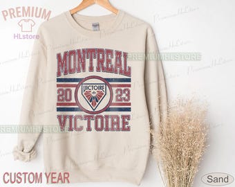 Montreal Victoire Sweatshirt, Vintage Victoire Crewneck, Montreal Hockey Fan-Shirt, Hockey Frauen Sweatshirt, Retro 90er Jahre Victoire Sweatshirt