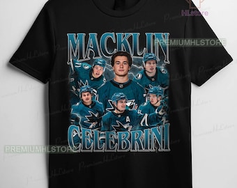Macklin Celebrini shirt, Macklin Celebrini Tee, Comfort colors Macklin Celebrini Tee, Bootleg Rap Hockey tee, Sharks Hockey Shirt