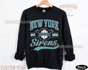 Vintage New York Sirens Sweatshirt, Vintage Sirens tshirt, Sirens Hockey Fan shirt,  Hockey Women Sweatshirt, Retro 90s Sirens Sweater