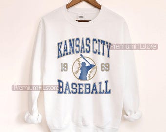Kansas City Baseball sweatshirt crewneck, Kansas City baseball Tee, Vintage Baseball Crewneck, Kansas City baseball Tee, Custom Baseball Tee