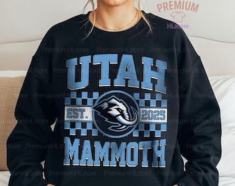 Utah Mammoth Sweatshirt, Vintage Utah hockey youth sweatshirt, Utah Hockey Tee, Mammoth Hockey hoodie sweater