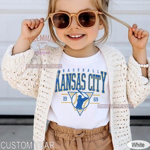 Kansas City Baseball Fan Youth t-shirt, Kansas City Ballgame Toddler Tee, Kansas City baseball fan tee, Baseball BBD12 image 4