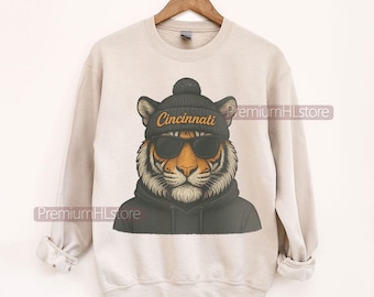 Cincinnati Football Sweatshirt, Cincinnati Football Fan Tee, Cincinnati Mascot sweatshirt, Trendy Game Day Gift Tee