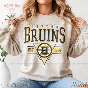 Bruins Hockey Sweatshirt | Boston Bruins Crewneck | Boston Hockey youth toddler baby shirt |Boston Bruins Hoodie