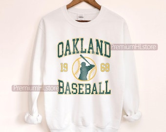 Oakland Baseball sweatshirt crewneck, Oakland baseball Tee, Vintage Baseball Crewneck, Oakland baseball Tee, Custom Baseball Tee