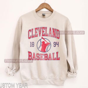 Cleveland Baseball sweatshirt crewneck, Cleveland baseball Tee, Vintage Baseball Crewneck, Cleveland baseball Tee, Custom Baseball Tee