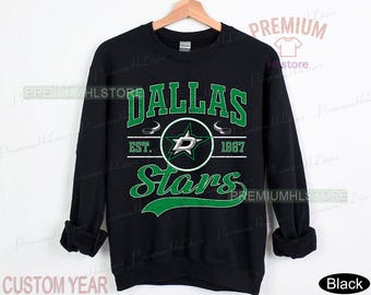 Dallas Stars Sweatshirt, Vintage Dallas hockey youth sweatshirt, Dallas Hockey Tee, Stars Hockey hoodie sweater