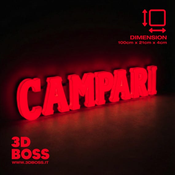 Campari Soda Lighted Sign Martini Led - Etsy