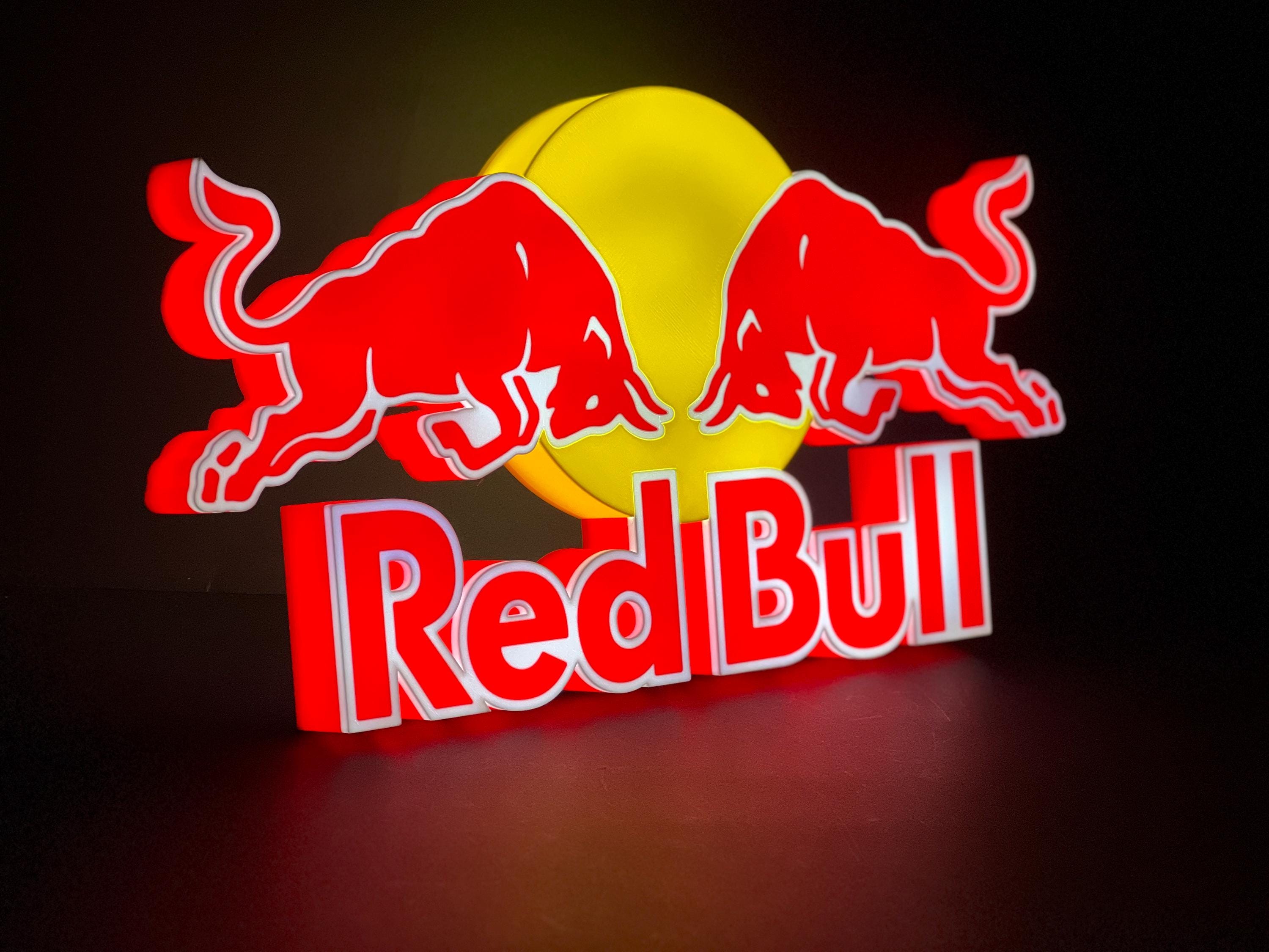 Redbull Lighted Sign Red Bull Lighted Sign Led Logo Energy