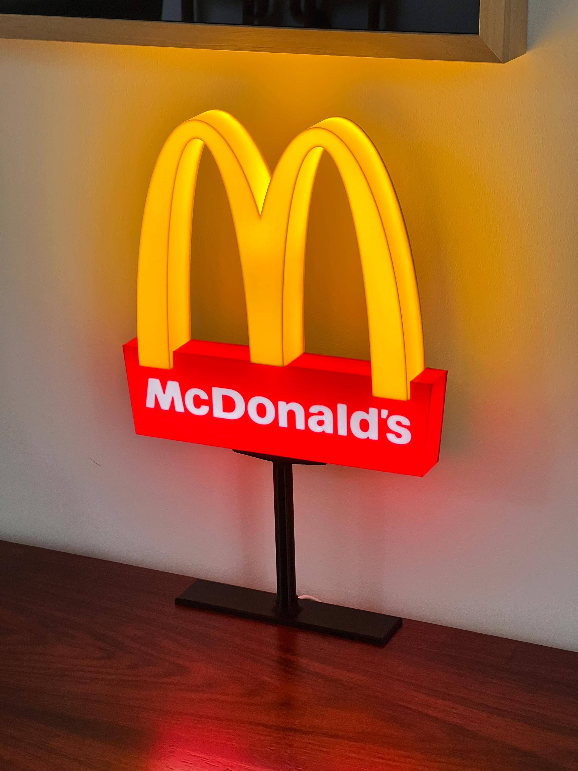 マクドナルド McDonald's ライト付きセラミックレストラン ライト マクドナルド McDonald's ライト付きセラミックレストラン 【公式通販】