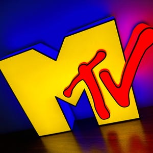 Mtv MTV Leuchtreklame Musik Fernsehen Leuchtreklame M tv led Logo Rap
