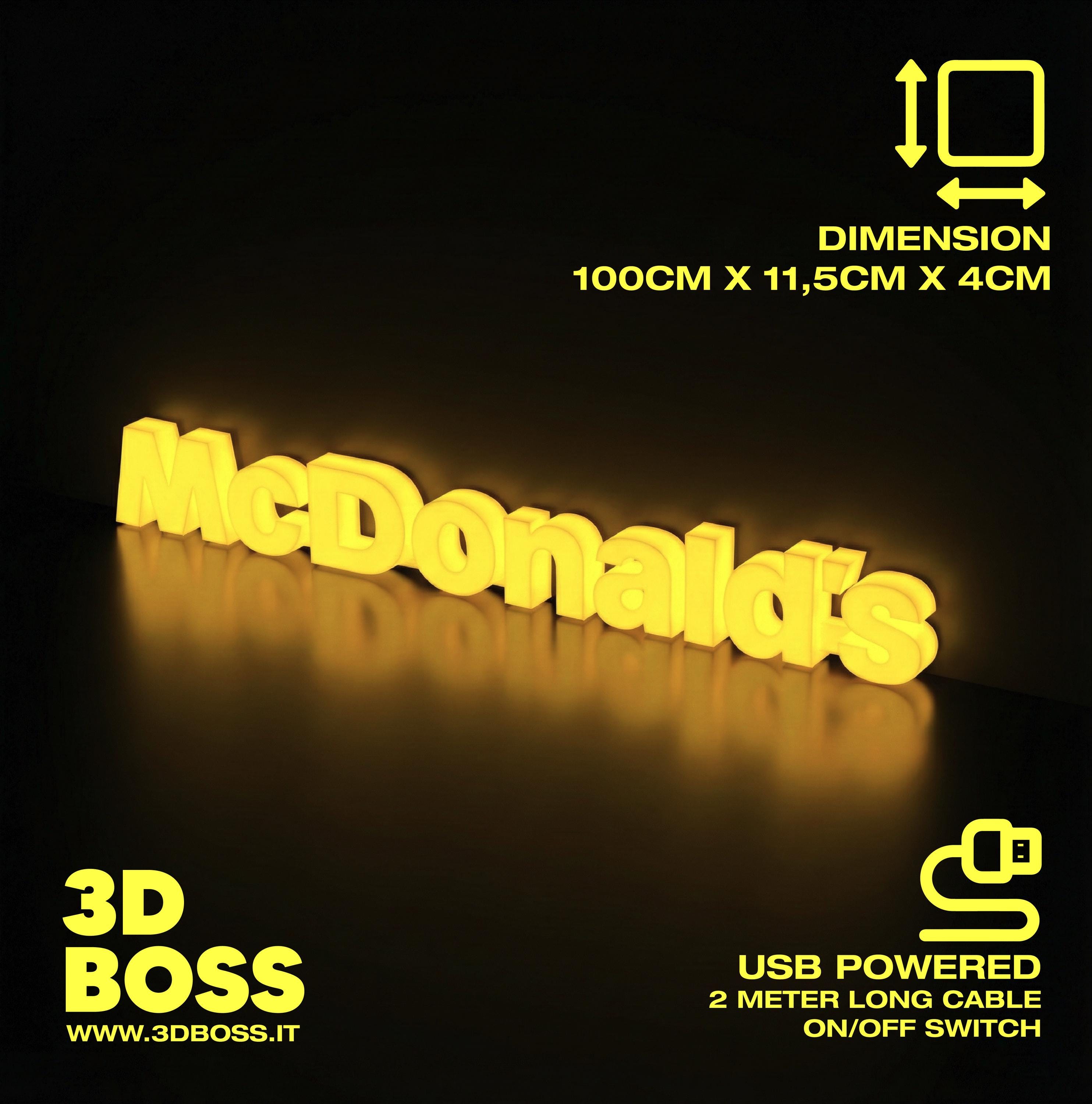 Mcdonalds neon sign - Etsy 日本