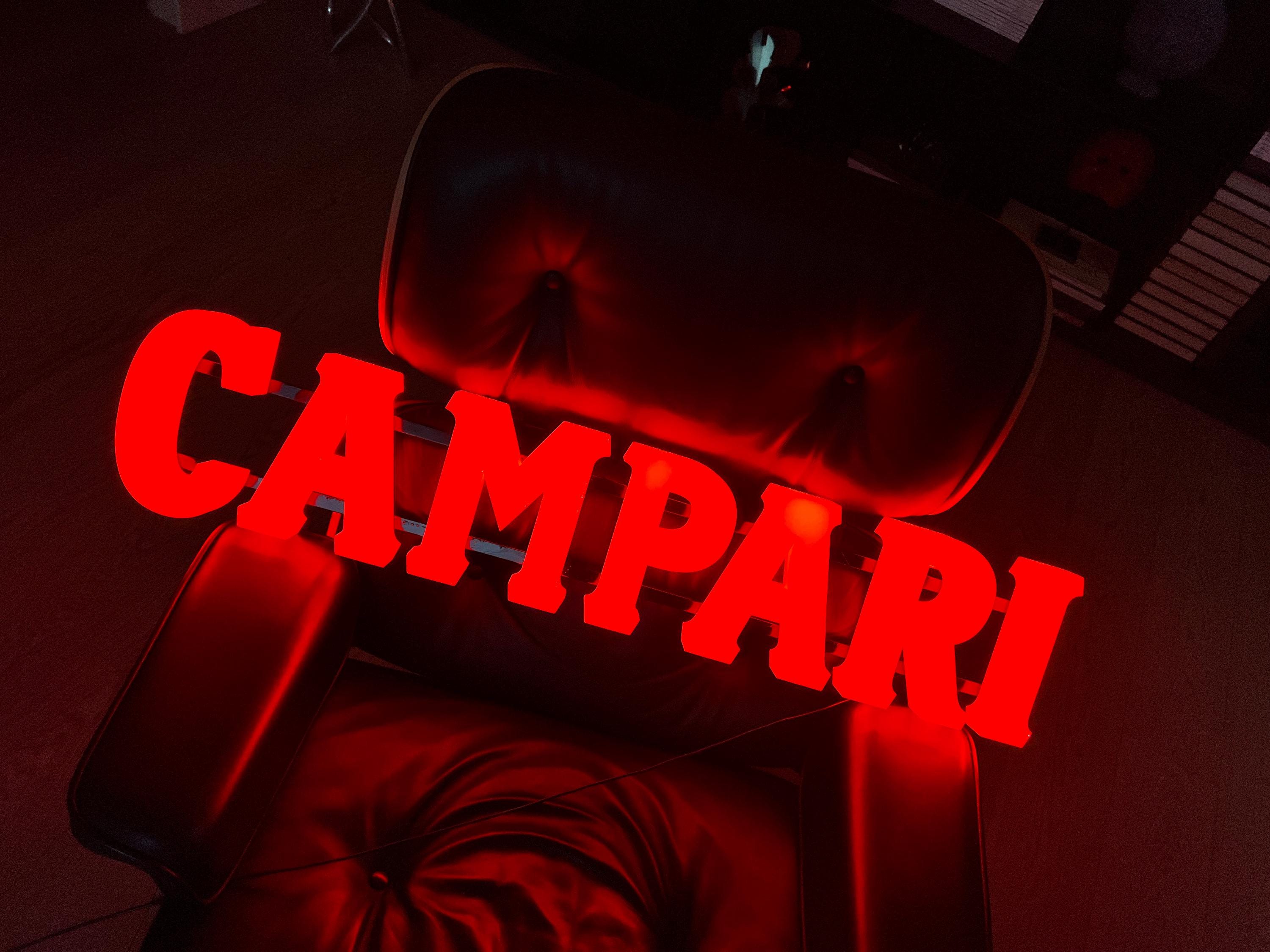 Campari Soda Lighted Sign Camparisoda Lighted Sign Martini Led - Etsy