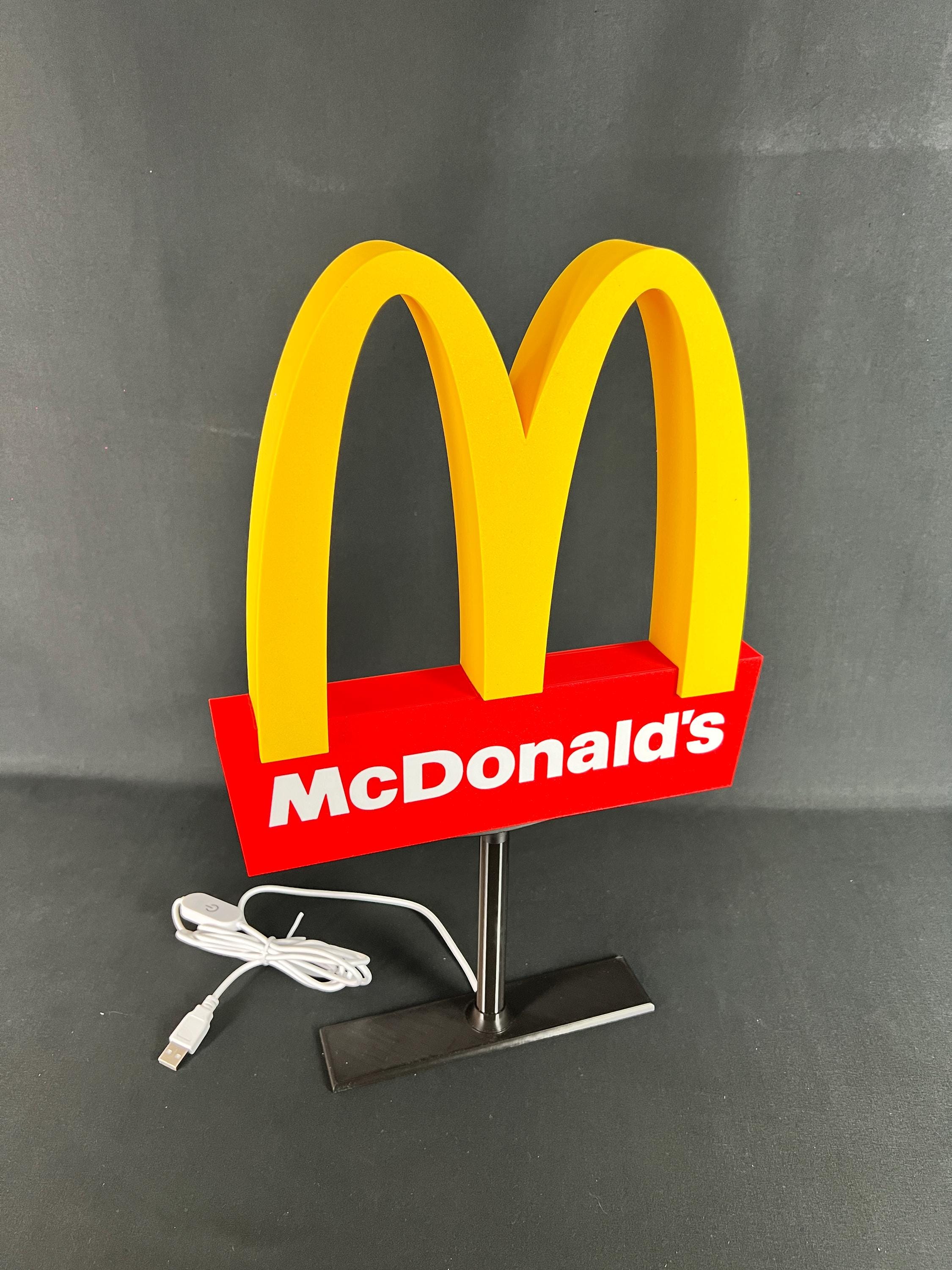 マクドナルドのライト付き看板 マクドナルドのライト付き看板 LED