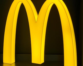 Mc Donald's Lighted sign Mcdonald's lighted sign Led Mcdonald