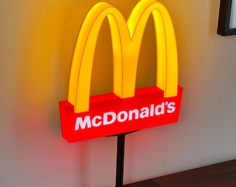 Mc Donald's Lighted sign Mcdonald's lighted sign Led Mcdonald