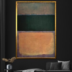 Mark Rothko Canvas Painting - Abstract Art Print for Home Decor, Mid-Century Gift, Large Wall Artwork