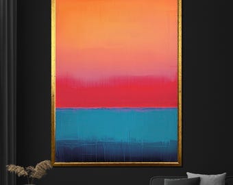 Mark Rothko Blue Orange Red Reproduction, Abstract Expressionist