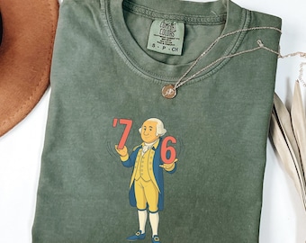 Comfort Colors® 6-7 7-6 George Washington Shirt, Viral Meme Shirt