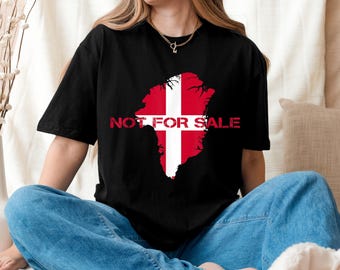 Chemise Gildan Groenland carte pas à vendre Tee drapeau danois chemise patriotique cadeau héritage nordique fierté du Danemark T-shirt unisexe
