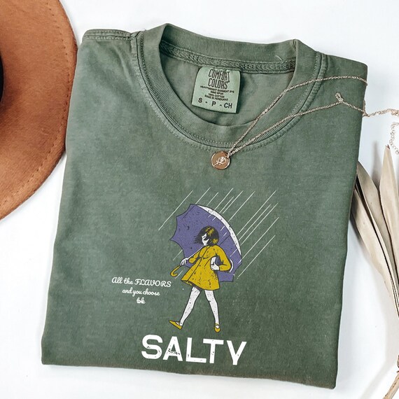 Comfort Colors® Salty Girl Tee: Women's Vintage Cotton Blend T-Shirt