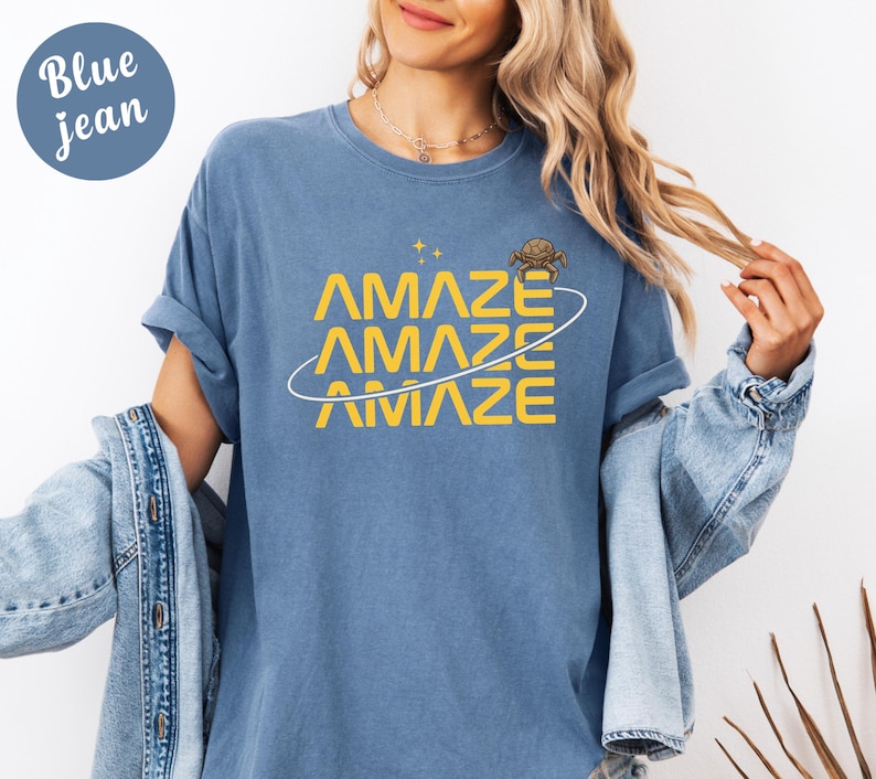 Comfort Colors® Amaze Amaze Amaze Rocky Vintage T-Shirt, Project Hail Mary Rocky Inspired Sci Fi Shirt, Bookish Gift image 4