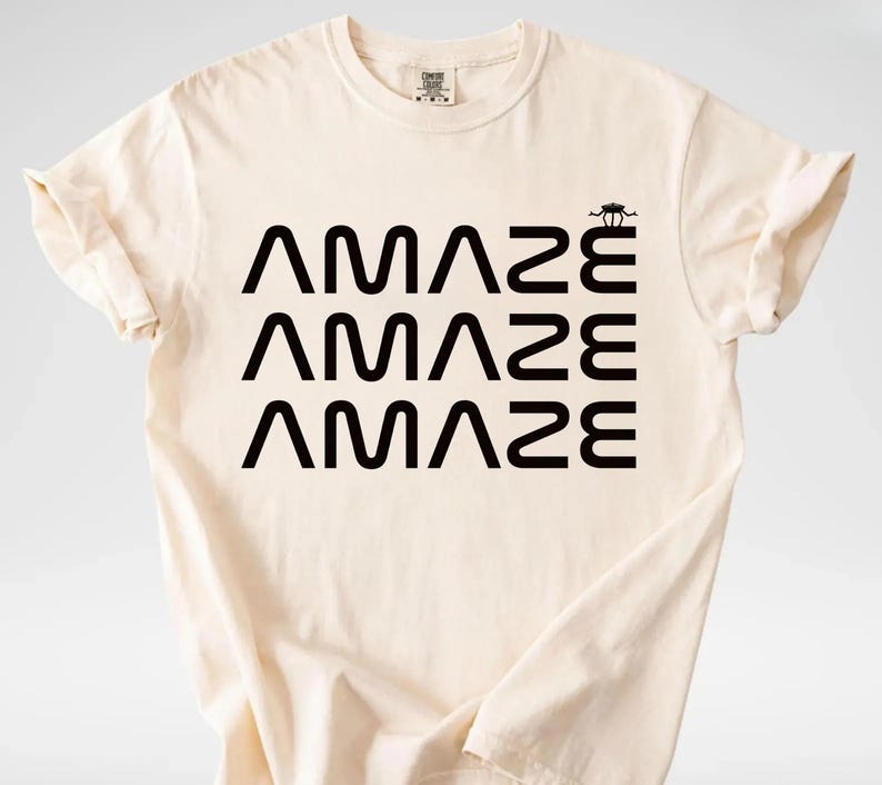 Comfort Colors® Amaze Amaze Amaze Unisex T-Shirt, Project Hail Mary Rocky Inspired Sci Fi Shirt, Unisex T-Shirt and Long Sleeve image 2