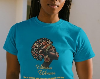 Virtuous Woman Christian T-Shirt | Proverbs 31 | Faith-Based Apparel for Women