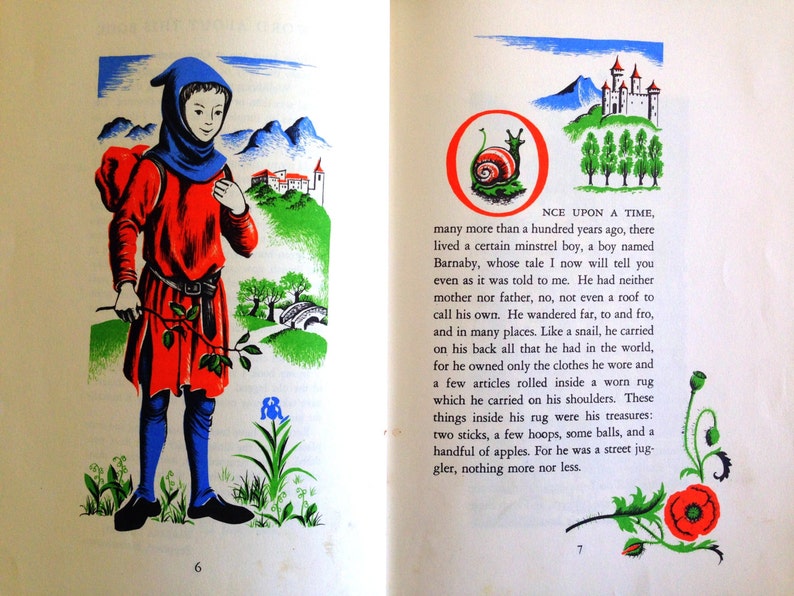 1964 The LITTLE JUGGLER Adapted from an old French Legend and illustrated by Barbara COONEY image 3