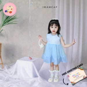 Cute Tulle Party Dress for Girls, Fairy Style Dress for Toddler Girls, Princess Dress for Little Girls, Kids Clothing 2-6 Years