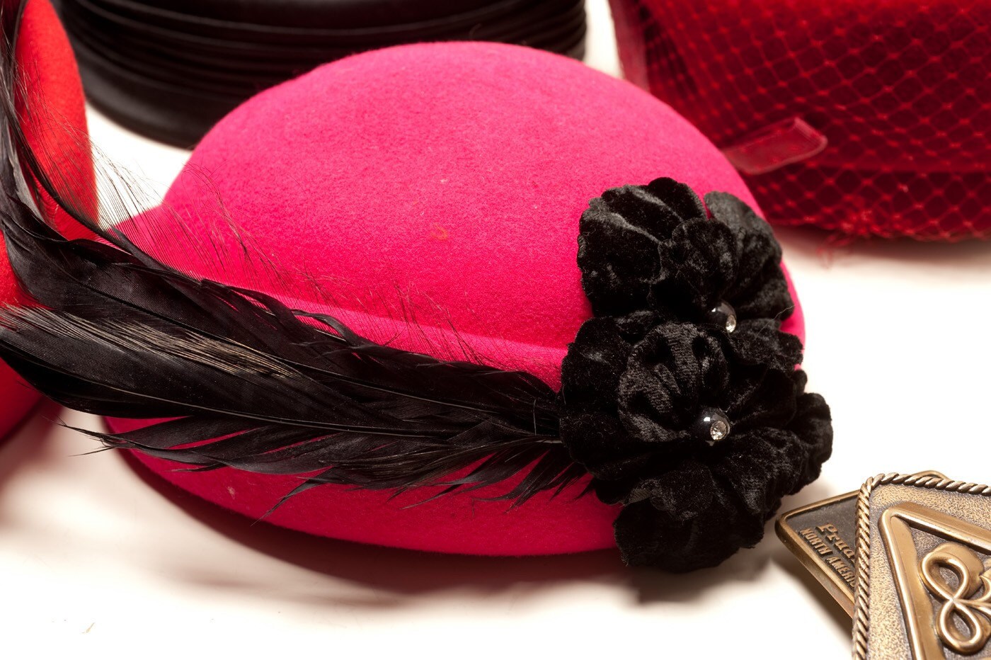 8 1940s 1950s style Vintage Womens Hats Wool Feathers Mesh Etsy