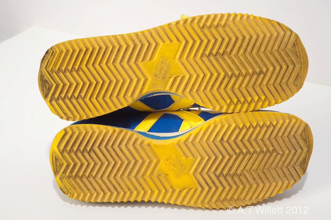 1970's Vintage Onitsuka Tiger Running Shoes 7.5 UCLA Blue Etsy