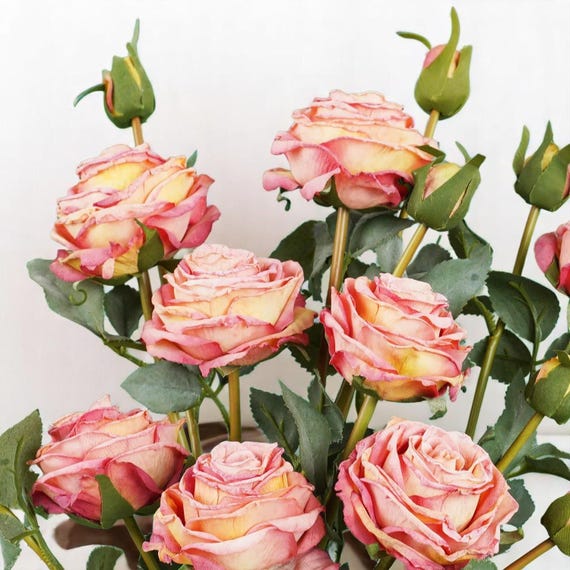 Silk Rose: Faux Floral Decor, Romantic Gift for Mom