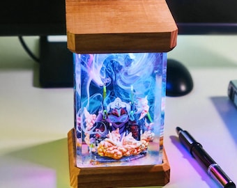 Eva Resin Lamp, Fantasy Woodland Lamp Night Light, Christmas Gift Gamers