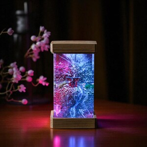 Galaxy Torii Tor Lampe: Japanisch inspiriertes Nachtlicht aus Resin
