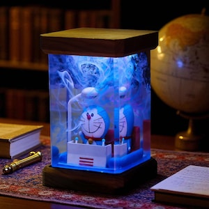 Resin Diorama Lamp, Magic Anime Epoxy Resin Night light, Resin Diorama Desk Lamp, Back to School Gift, Gift for Kids, Christmas Gift Idea