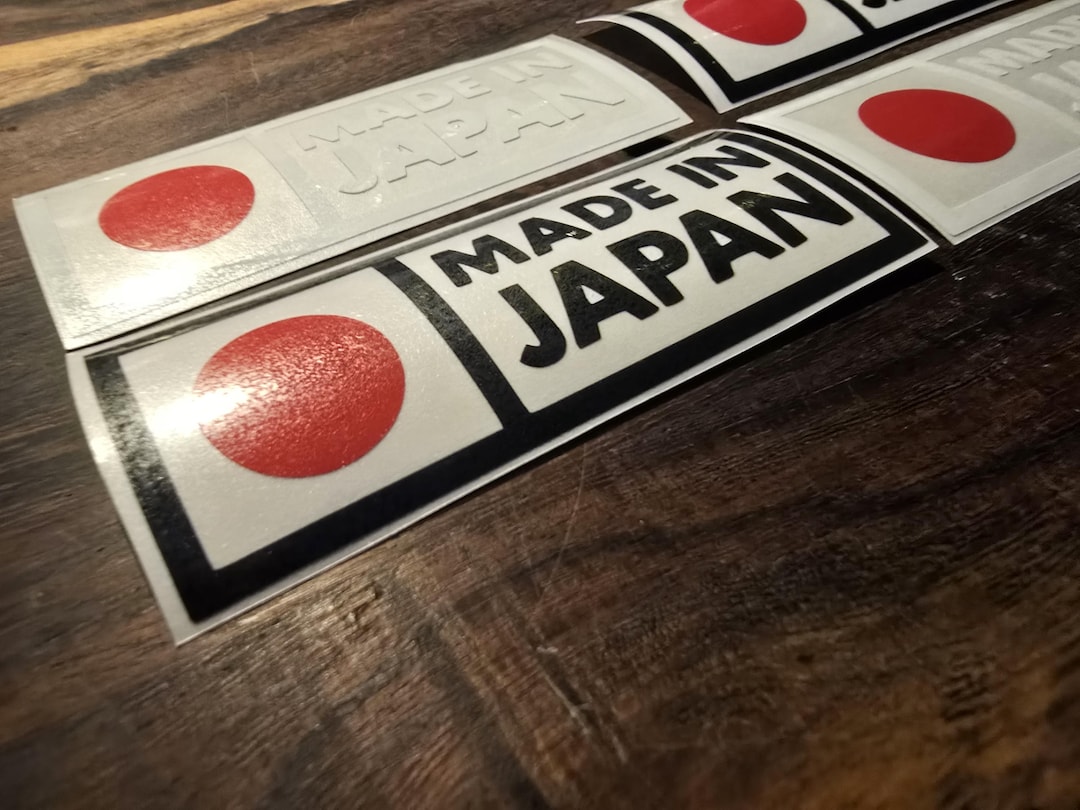 JDM Car Sticker “made in Japan” – Vinyl Sticker for Car, Laptop or ...